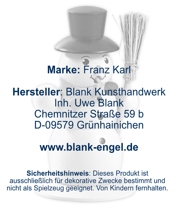 Räuchermann Schneemann