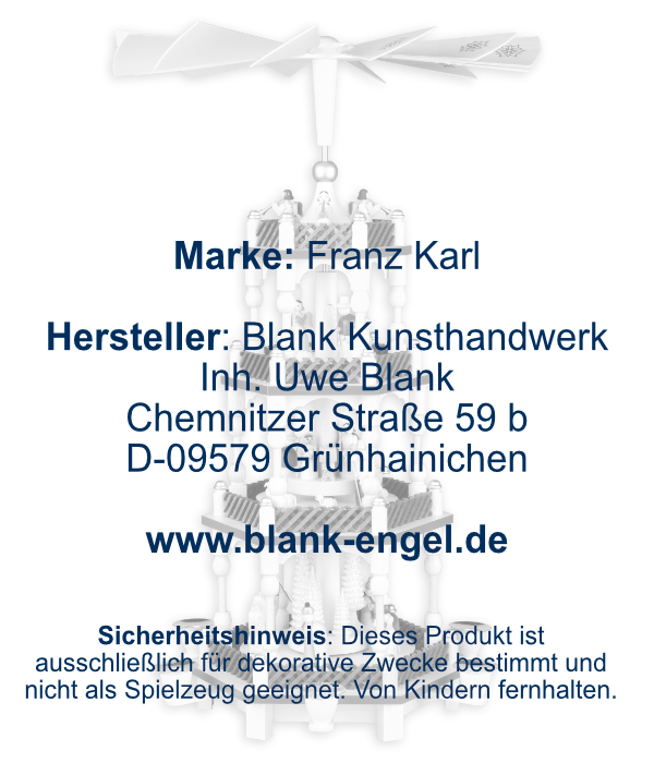 Weihnachtspyramide Christi Geburt, 3 Etagen