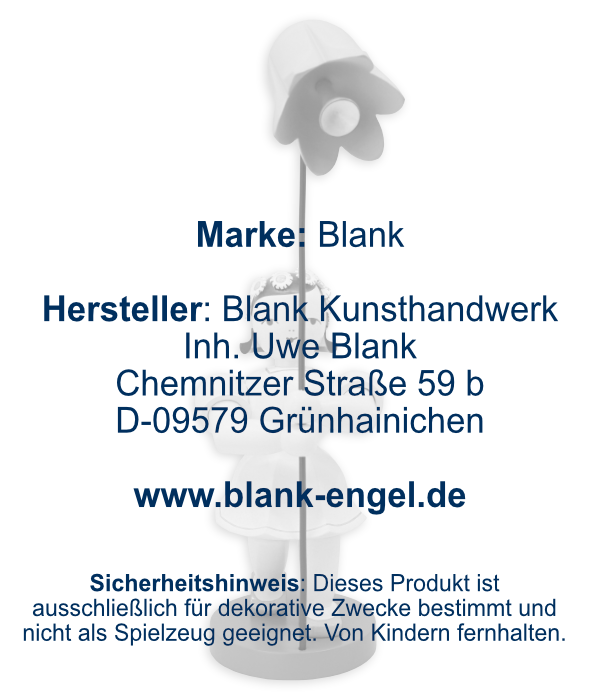 Blumenkind mit Glockenblume, 34 cm, farbig