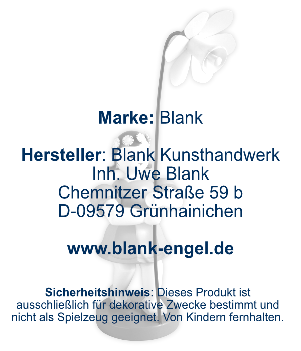 Blumenkind mit Narzisse, 34 cm, farbig