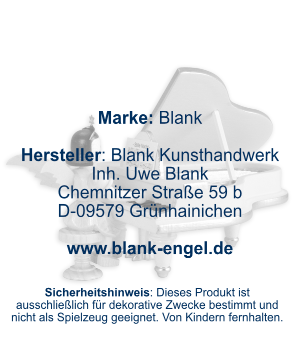 Kurzrockengel am weissen Flügel