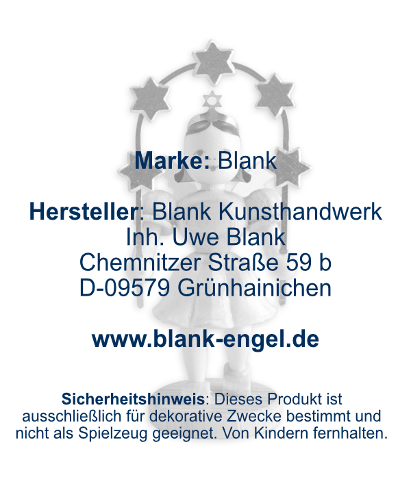 Kurzrockengel mit Sternbogen