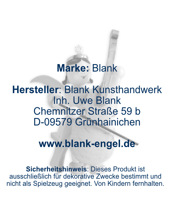 Kurzrockengel mit Violoncello, sitzend