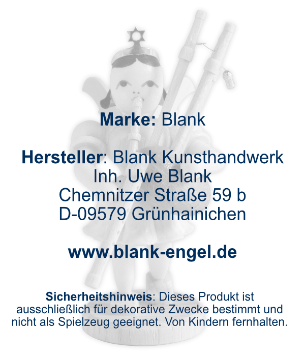 Kurzrockengel mit Dudelsack