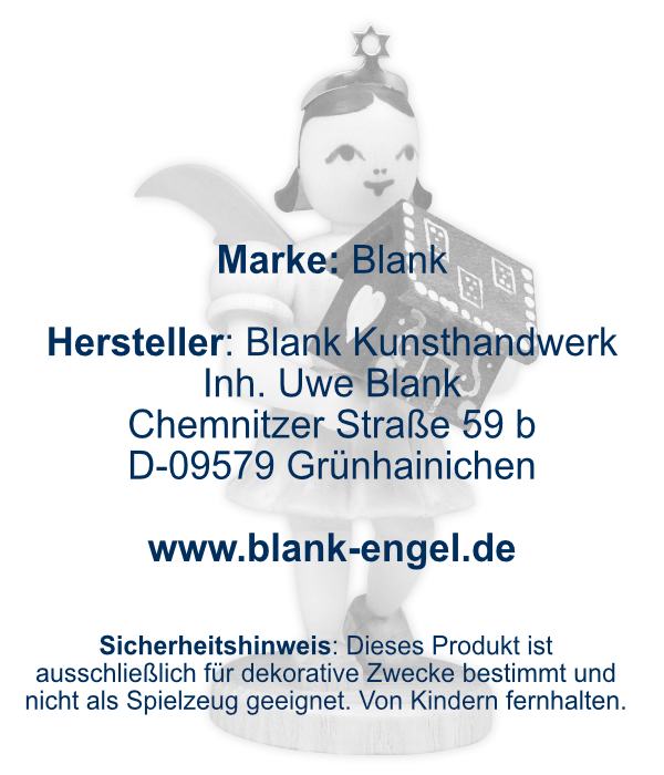 Kurzrockengel mit Pfefferkuchenhaus