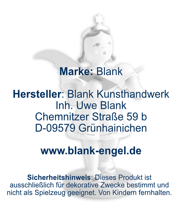 Kurzrockengel Sänger, farbig