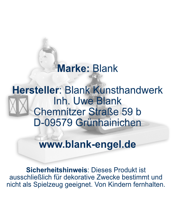 Kurzrockengel mit Schlitten, farbig