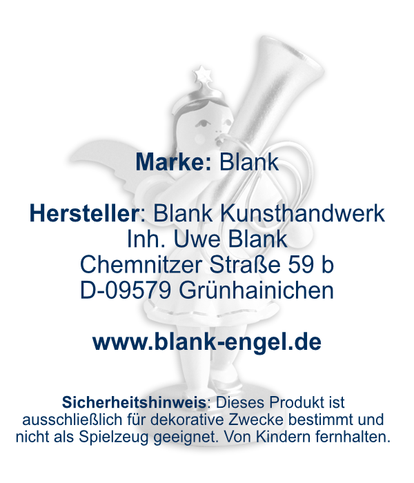 Kurzrockengel mit Tuba, farbig