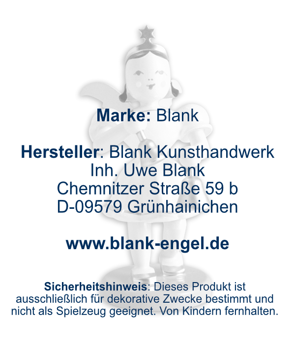 Kurzrockengel mit Glocken, farbig