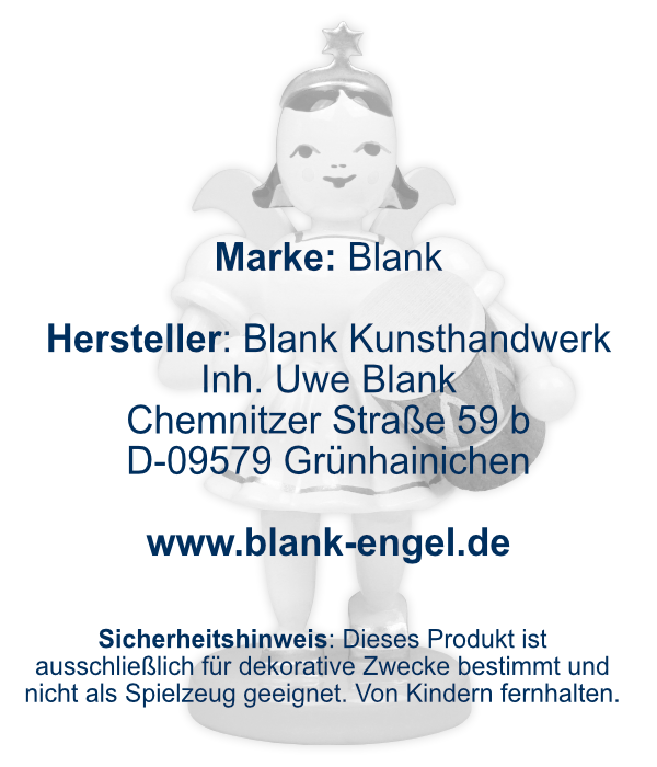 Kurzrockengel mit Djembe, farbig