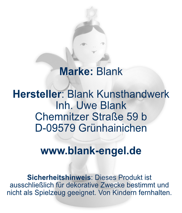 Kurzrockengel mit Becken, 22 cm, farbig