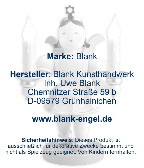 Kurzrockengel mit elektr. Beleuchtung, 22 cm, farbig