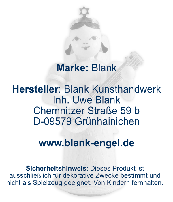 Langrockengel mit Gitarre