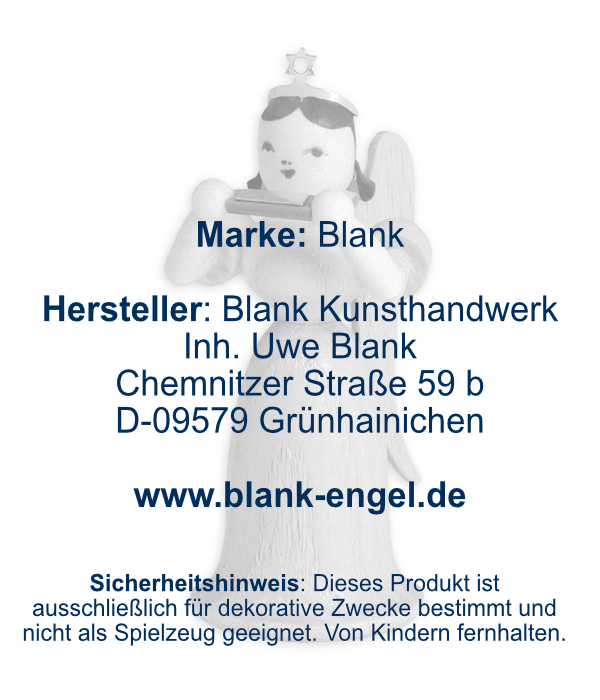 Langrockengel mit Mundharmonika