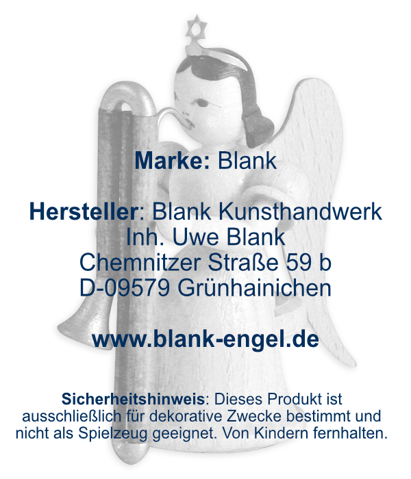 Langrockengel mit Kontrafagott, sitzend