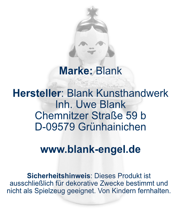 Langrockengel mit Stollen, farbig