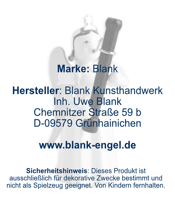 Langrockengel mit Fagott, farbig