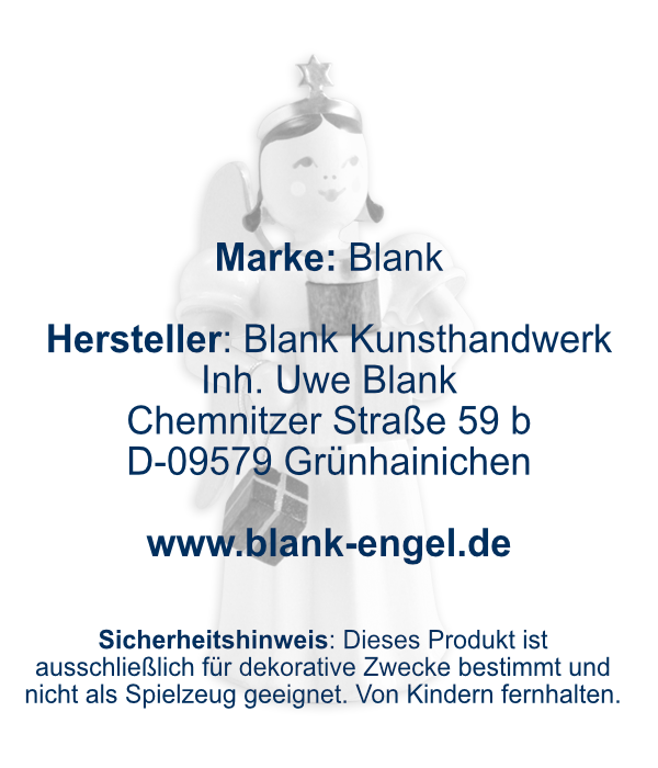 Langrockengel mit Geschenken, farbig