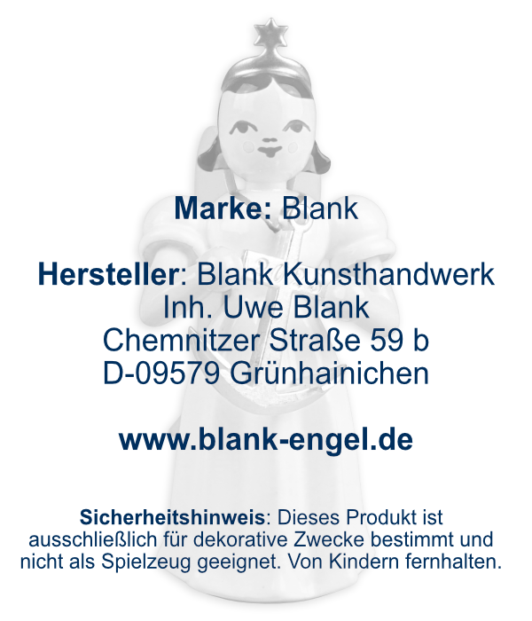 Langrockengel mit Anker, farbig