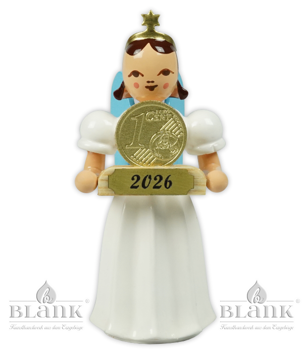 Langrockengel mit Glückscent, farbig