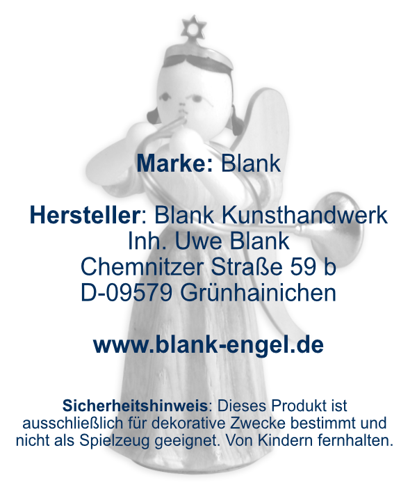 Faltenlangrockengel mit Althorn