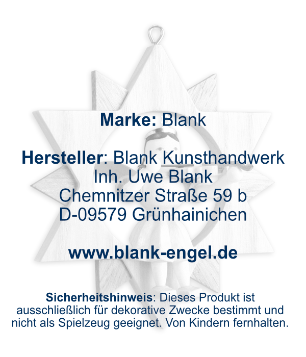 Engel im Stern mit Violine