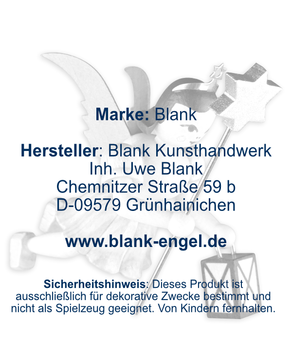 Schwebeengel mit Laterne/Stern