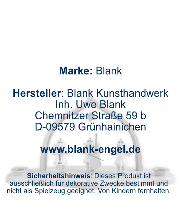 Wolke mit Engeltrio und Spitzbogen, farbig