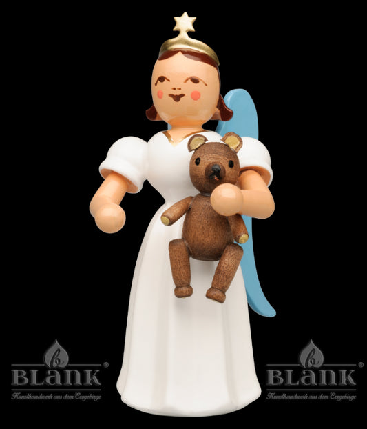 Langrockengel mit Teddybär, farbig