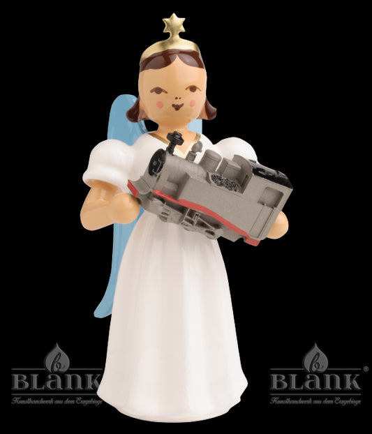 Langrockengel mit Eisenbahn, farbig