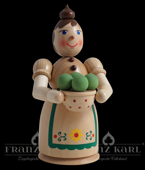 Räucherfrau mit Klößen