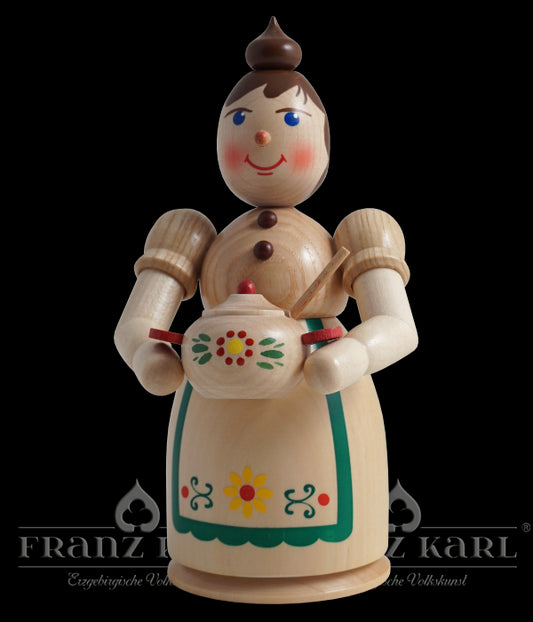 Räucherfrau mit Terrine