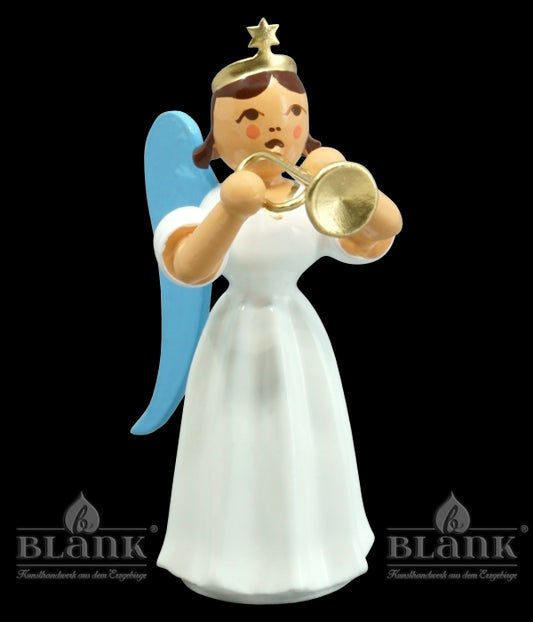 Langrockengel mit Trompete, farbig