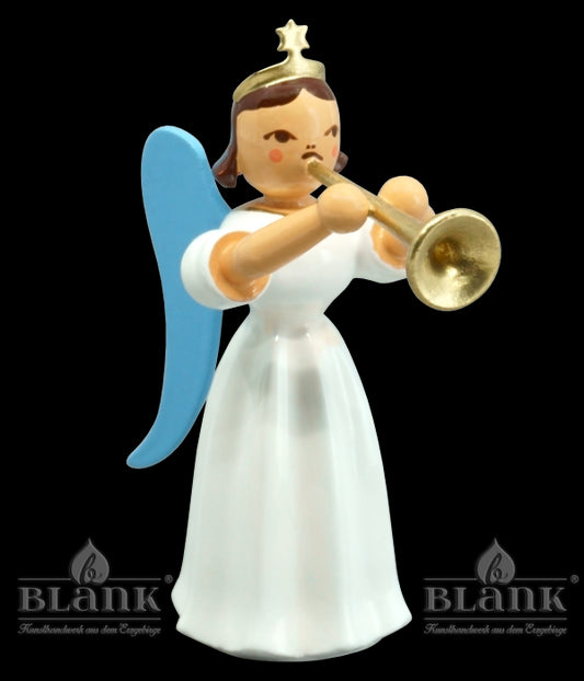 Langrockengel mit Posaune, farbig