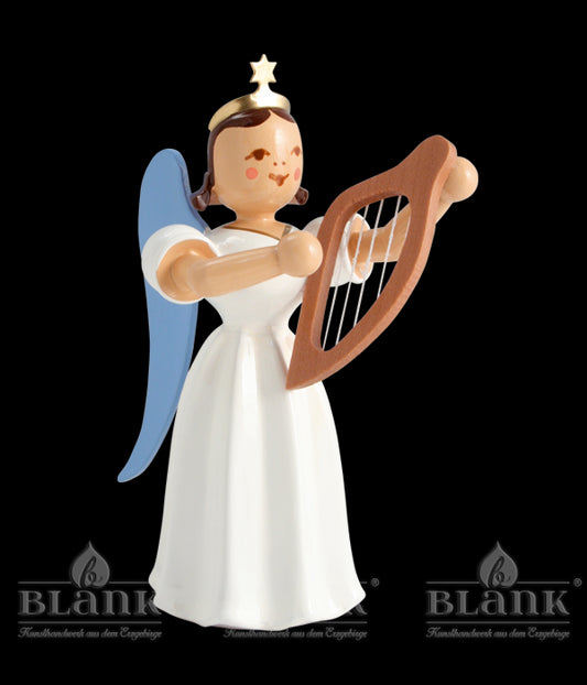 Langrockengel mit Leier, farbig