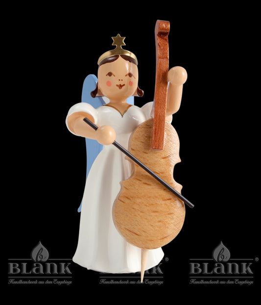 Langrockengel mit Violoncello, farbig