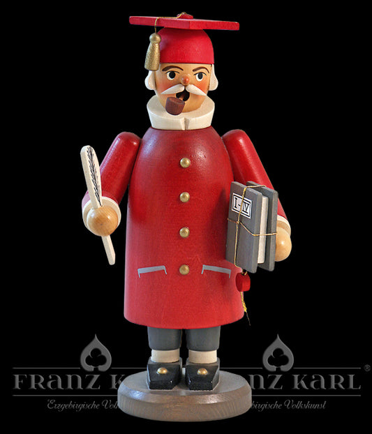 Räuchermann Gelehrter, rot