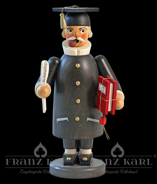 Räuchermann Gelehrter, schwarz
