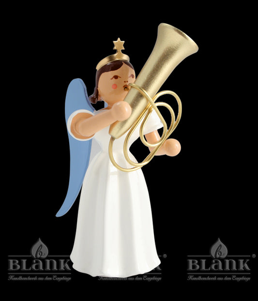 Langrockengel mit Tuba, farbig