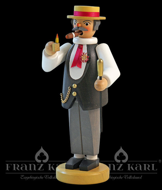 Räuchermann Gentleman, grau