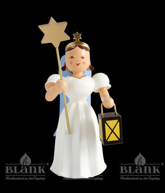 Langrockengel mit Laterne / Stern, farbig