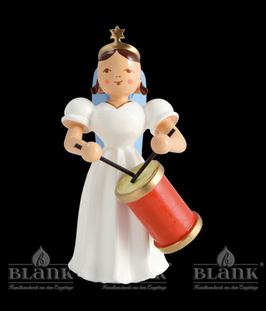 Langrockengel mit Langtrommel, farbig