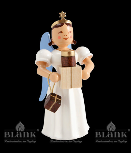 Langrockengel mit Geschenken, farbig
