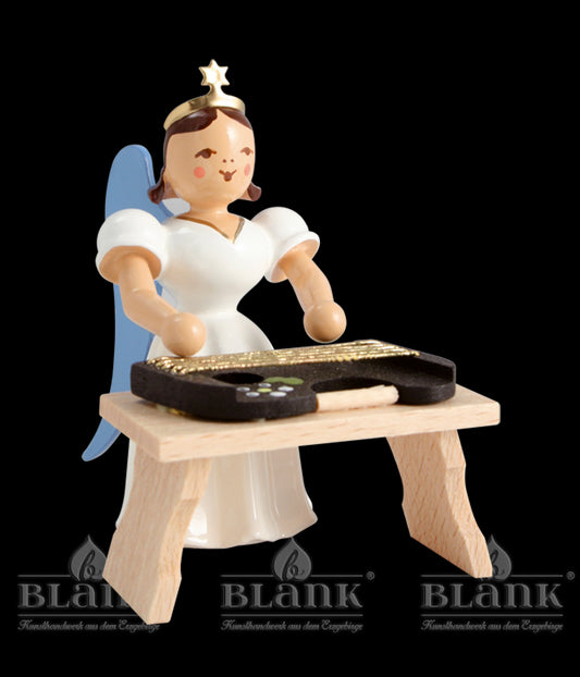 Langrockengel mit Zitherbank, farbig