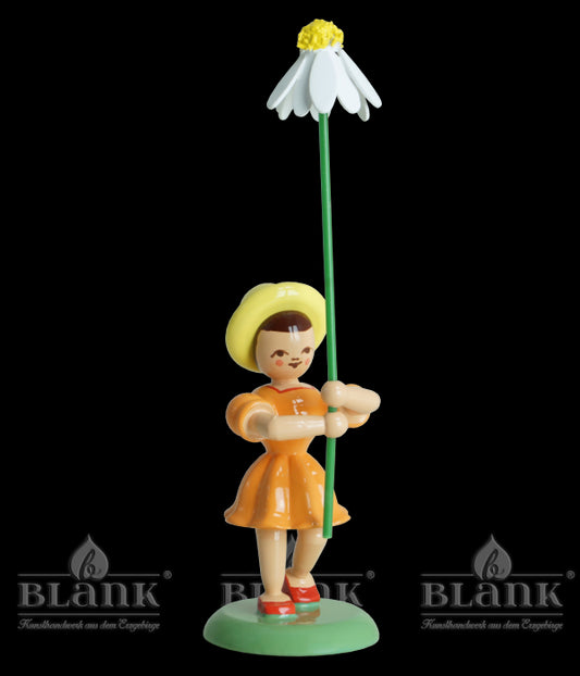 Blumenkind mit Kamille, farbig