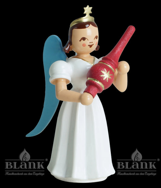 Langrockengel mit Christbaumspitze, farbig