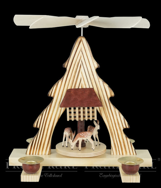 Tischpyramide Rehe, bunt