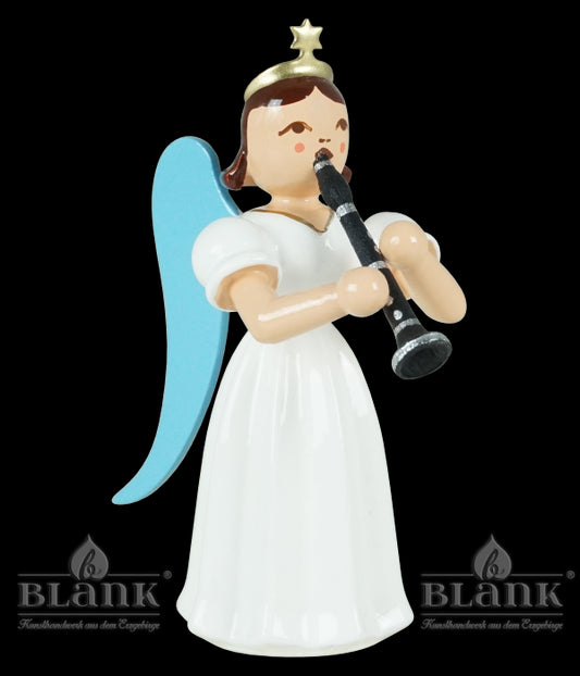 Langrockengel mit Klarinette, farbig