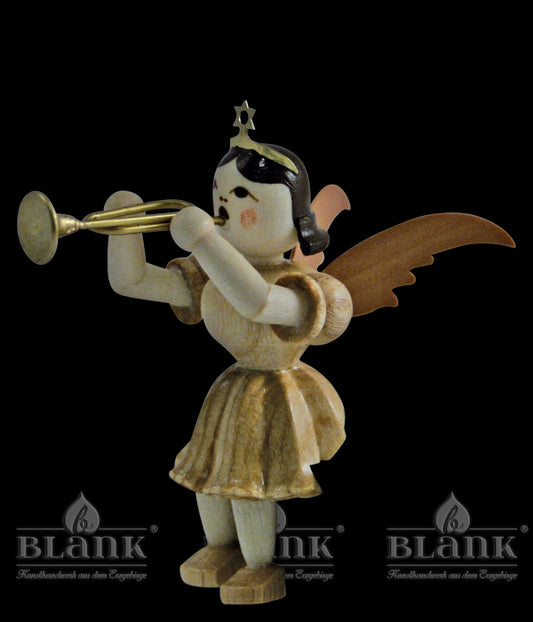 EKS017 Kurzrockengel sitzend mit Trompete (ohne Hocker)