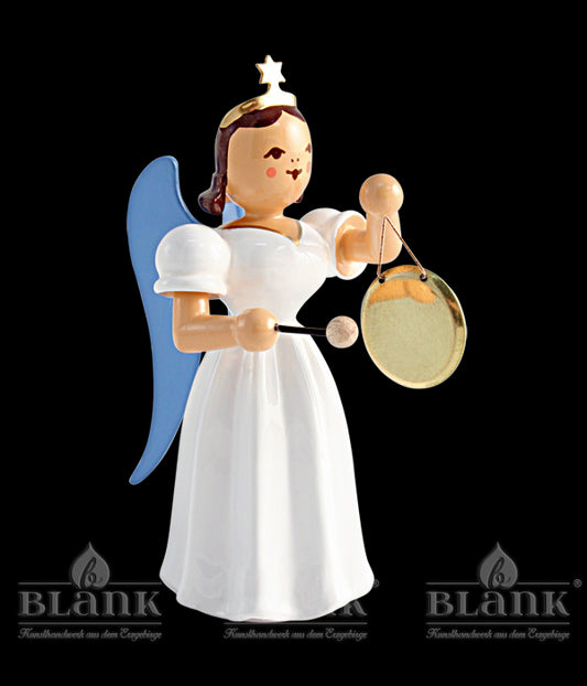 Langrockengel mit Gong, farbig